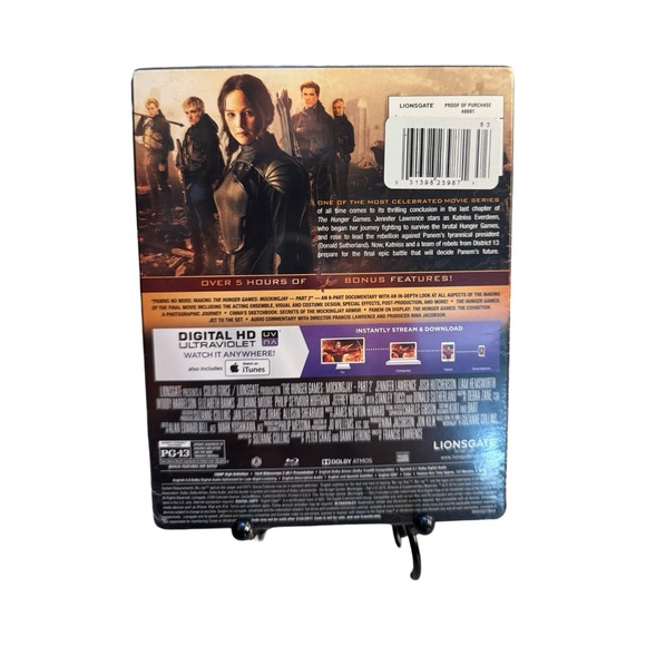 The Hunger Games: Mockingjay Part 2 Blu-Ray, DVD, Digital: Limited Steelbook NEW - Picture 2 of 3